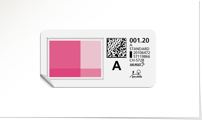 A-Post-Briefmarke 647 cosmo pink