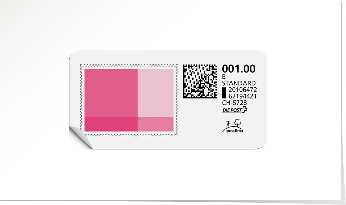 B-Post-Briefmarke 647 cosmo pink
