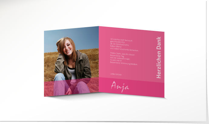 Dankeskarte Konfirmation 647 Dankeskarte Konfirmation