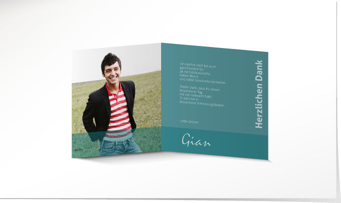 Dankeskarte Konfirmation 647 Dankeskarte Konfirmation