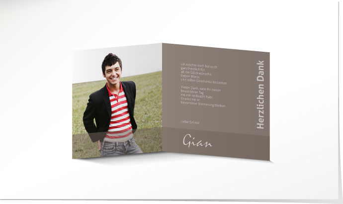 Dankeskarte Konfirmation 647 Dankeskarte Konfirmation