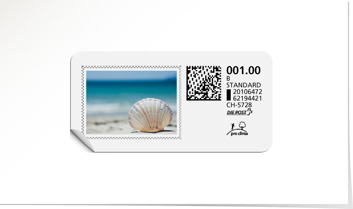 B-Post-Briefmarke 649 riviera blue