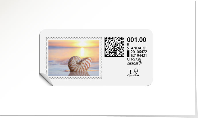 B-Post-Briefmarke 649 violet