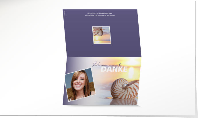 Dankeskarte Konfirmation 649 Dankeskarte Konfirmation