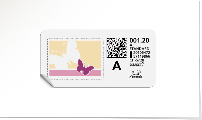 A-Post-Briefmarke 651 petunia
