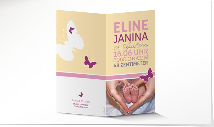 Geburtskarte 651 Geburtskarte