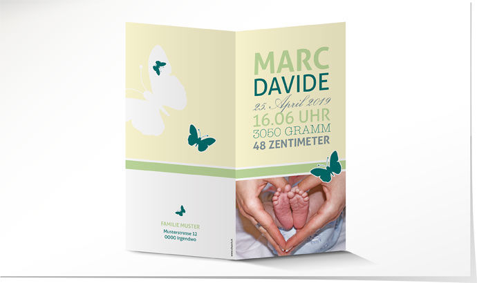 Geburtskarte 651 Geburtskarte