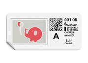 A-Post-Briefmarke 654