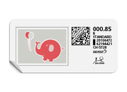 B-Post-Briefmarke 654