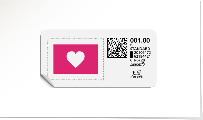 B-Post-Briefmarke 657 cosmo pink
