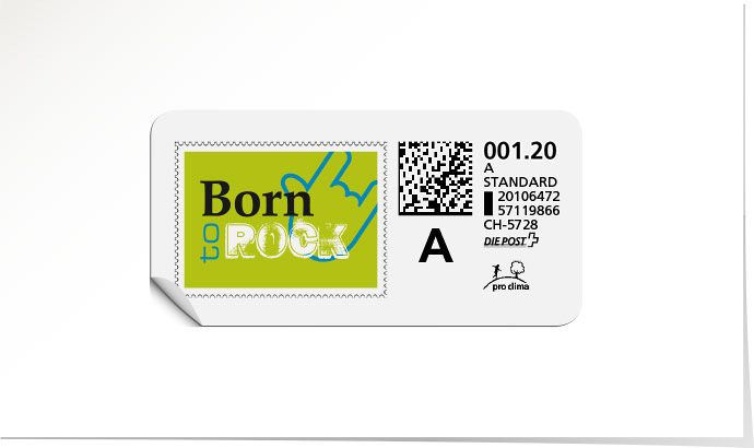 A-Post-Briefmarke 659 lime tonic