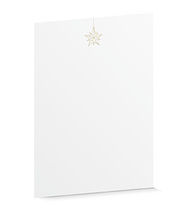 Briefpapier Weihnachten 668 Weihnachtsstern