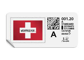 A-Post-Briefmarke 673