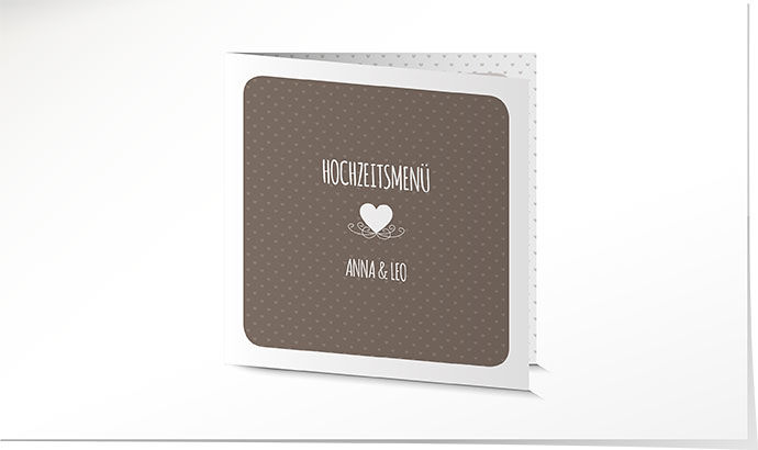Menükarte Hochzeit 674 Menükarte Hochzeit