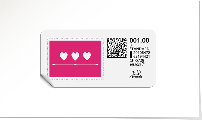 B-Post-Briefmarke 675 cosmo pink