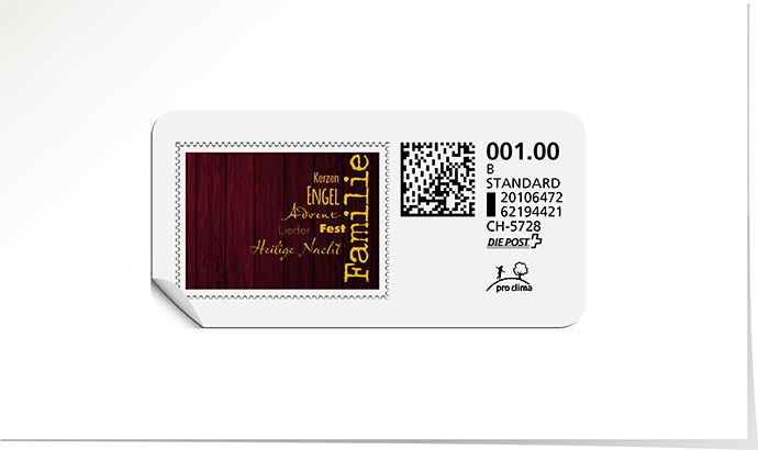 B-Post-Briefmarke 683 goldgelb