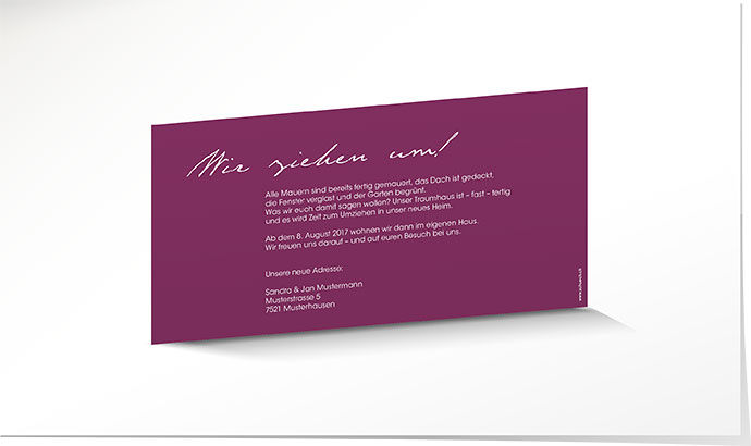 Umzugskarte 687 Umzugskarte