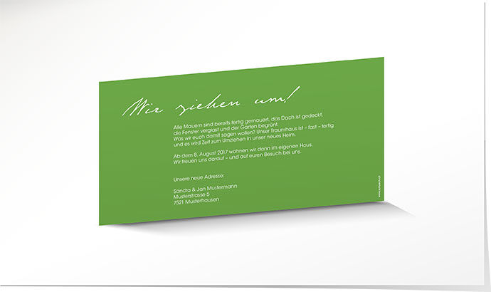 Umzugskarte 687 Umzugskarte