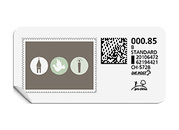 B-Post-Briefmarke 694