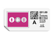 A-Post-Briefmarke 694
