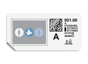 A-Post-Briefmarke 694