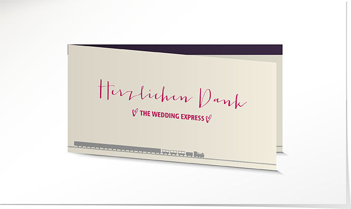 Dankeskarte Hochzeit 695 Dankeskarte Hochzeit