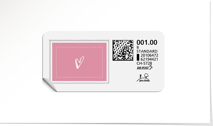 B-Post-Briefmarke 704 géranium