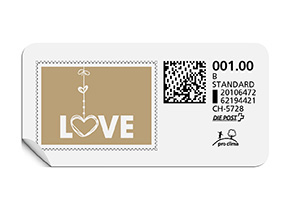 B-Post-Briefmarke 707