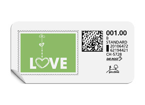 B-Post-Briefmarke 707