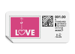 B-Post-Briefmarke 707