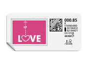 B-Post-Briefmarke 707