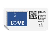 B-Post-Briefmarke 707