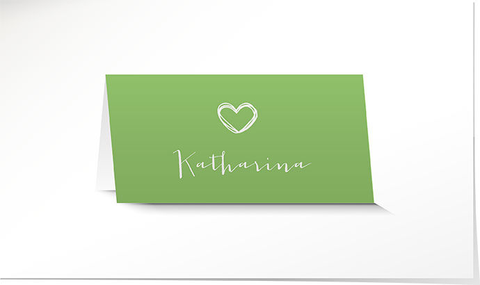 Tischkarte Hochzeit 707 Tischkarte