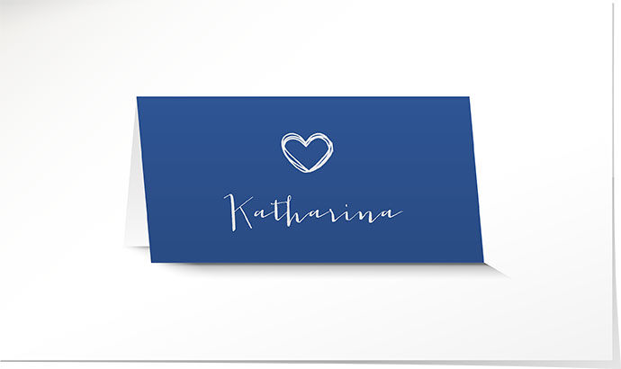 Tischkarte Hochzeit 707 Tischkarte
