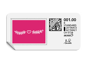 B-Post-Briefmarke 708