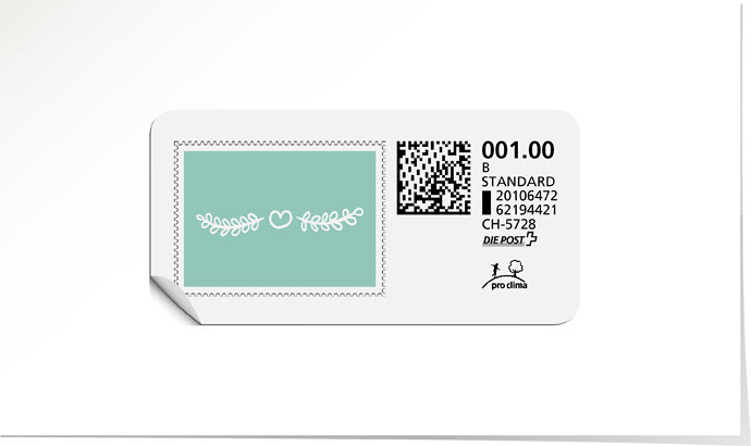 B-Post-Briefmarke 708 kiwi