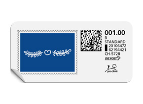 B-Post-Briefmarke 708