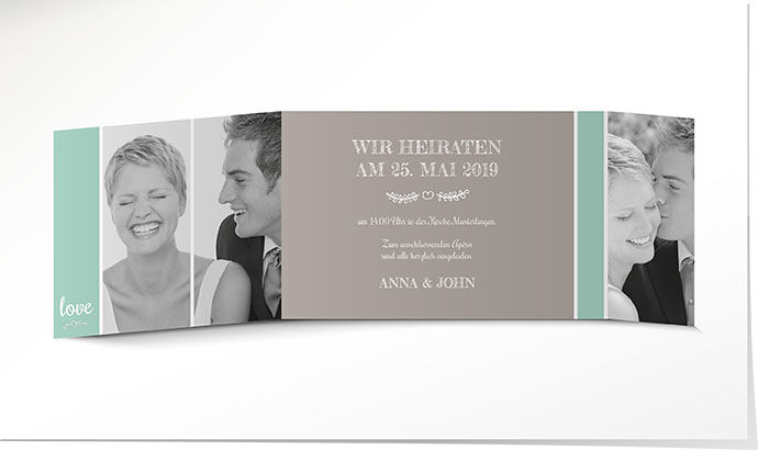 Hochzeitseinladung 708 Hochzeitskarte