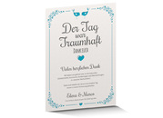 Dankeskarte Hochzeit Letterpress 710