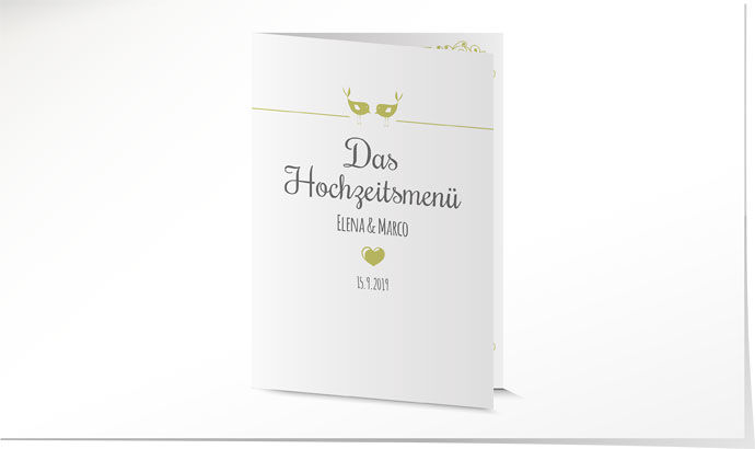 Menükarte Hochzeit 710 Menükarte Hochzeit