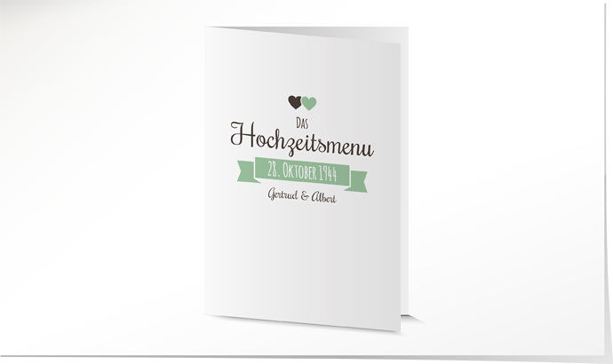 Menükarte Hochzeit 711 Menükarte Hochzeit