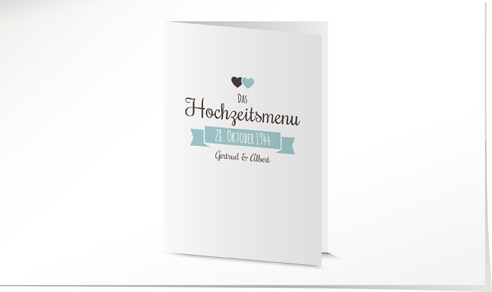 Menükarte Hochzeit 711 Menükarte Hochzeit