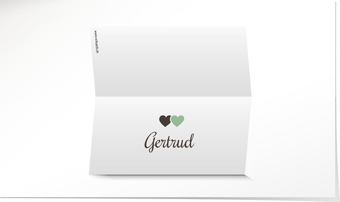 Tischkarte Hochzeit 711 Tischkarte