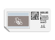 B-Post-Briefmarke 717