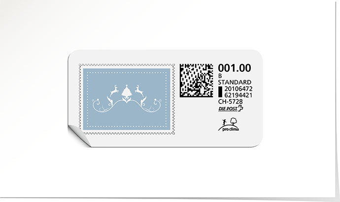 B-Post-Briefmarke 719 bleuet