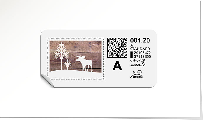 A-Post-Briefmarke 724 ivory