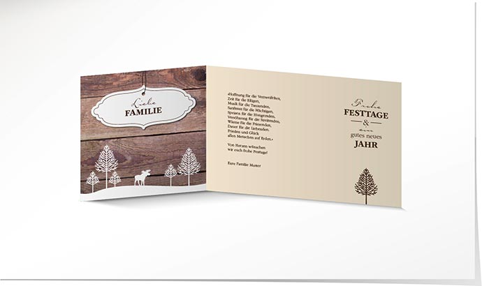 Weihnachtskarte 724 Weihnachtskarte