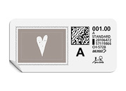 A-Post-Briefmarke 736