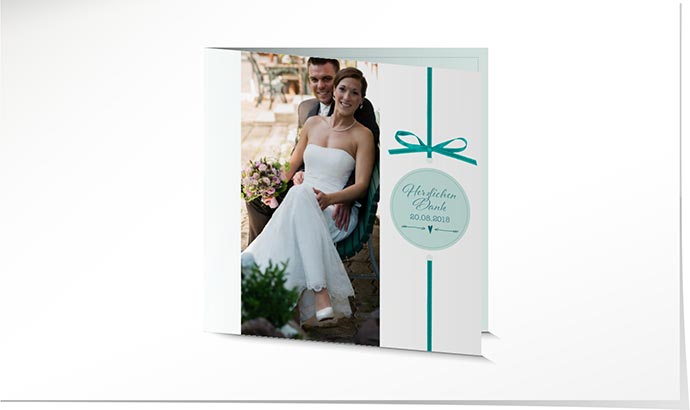 Dankeskarte Hochzeit 736 Dankeskarte Hochzeit