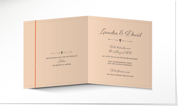 Hochzeitseinladung 736 Hochzeitskarte